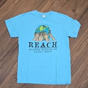 Gildan Light Blue Heavy Cotton T-Shirt